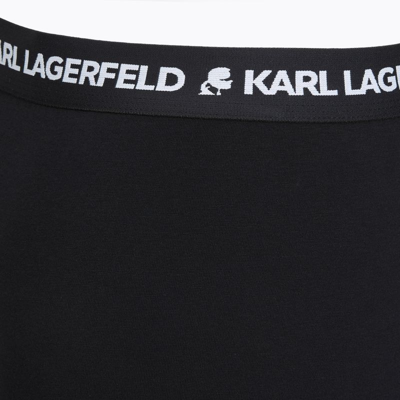 Pánske boxerky KARL LAGERFELD Logo Trunk 3 páry black 4