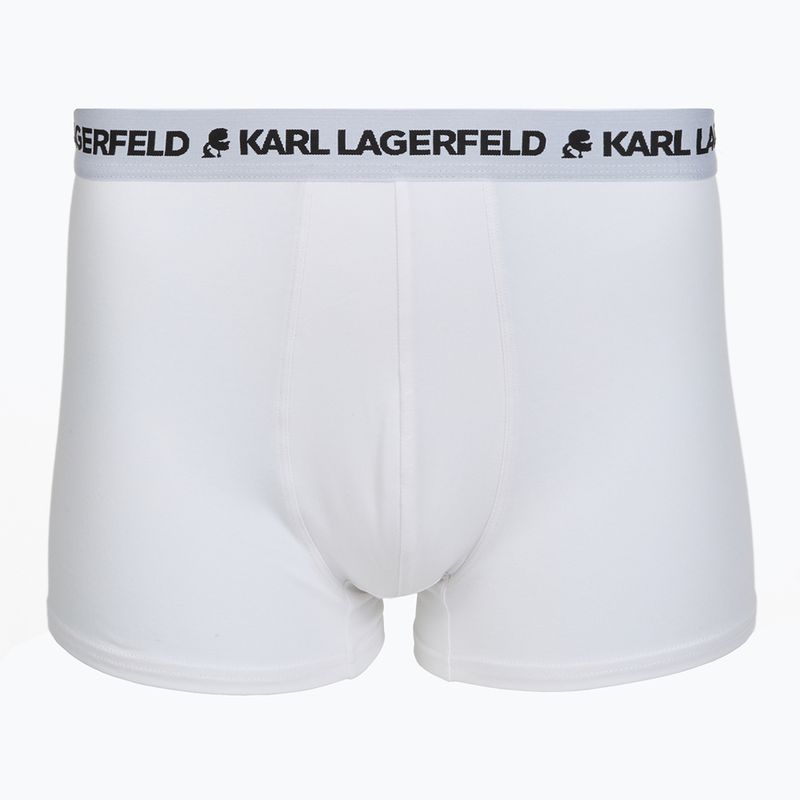 Pánske boxerky KARL LAGERFELD Logo Trunk 3 páry white 2