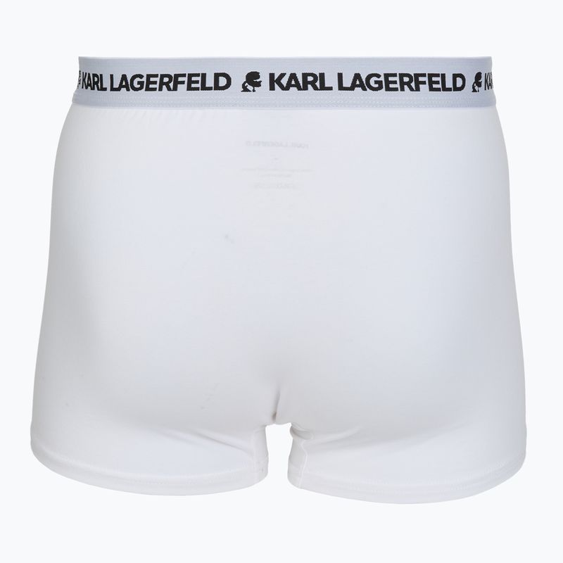 Pánske boxerky KARL LAGERFELD Logo Trunk 3 páry white 3
