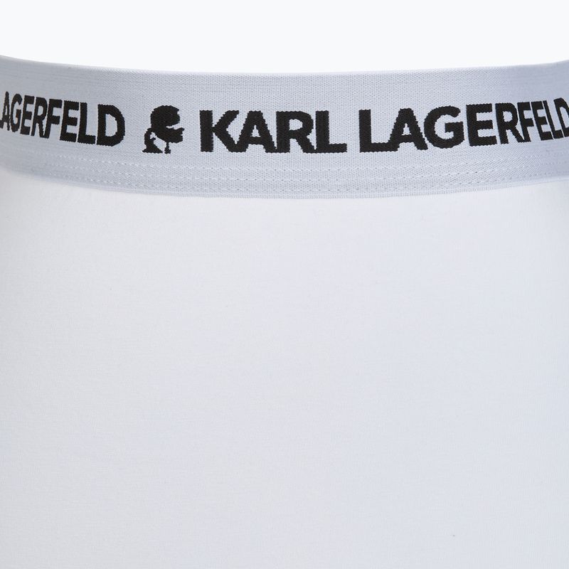 Pánske boxerky KARL LAGERFELD Logo Trunk 3 páry white 4