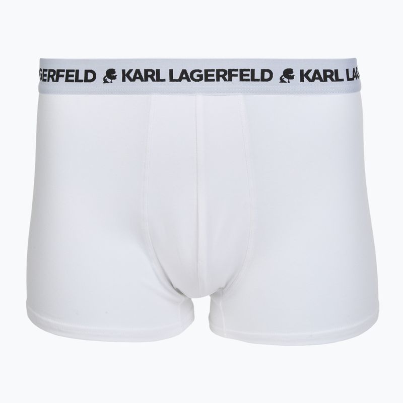 Pánske boxerky KARL LAGERFELD Logo Trunk 3 páry black/white/navy 2