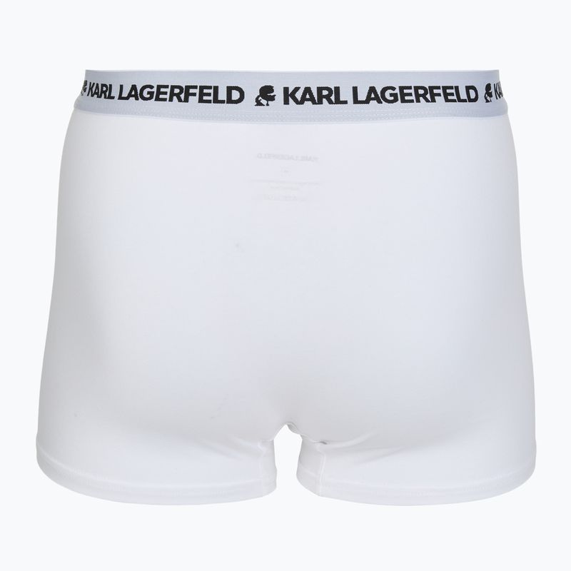 Pánske boxerky KARL LAGERFELD Logo Trunk 3 páry black/white/navy 5