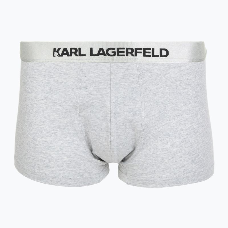 Pánske boxerky KARL LAGERFELD Elastic Trunk 3 páry black/white/grey 3