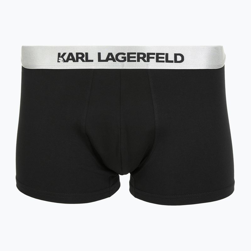 Pánske boxerky KARL LAGERFELD Elastic Trunk 3 páry black/white/grey 4