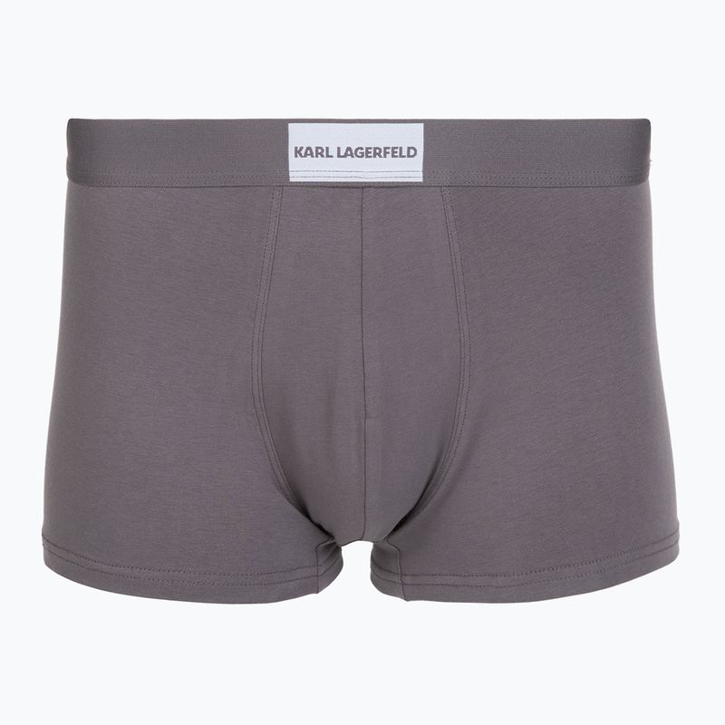 Pánske boxerky KARL LAGERFELD Essential Logo Trunk 7 párov olive/clear sky/excalibur 4