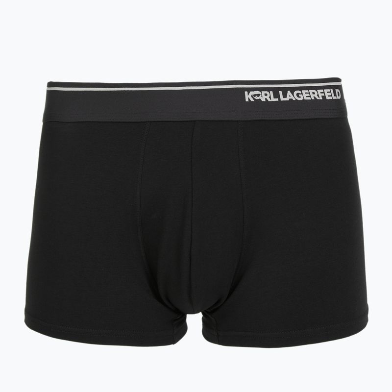 Pánske boxerky KARL LAGERFELD Ikon Aop Trunk 3 páry karl dot/ash black 4