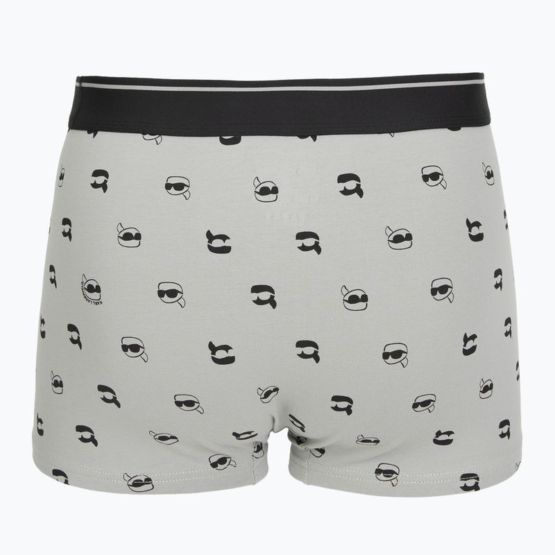 Pánske boxerky KARL LAGERFELD Ikon Aop Trunk 3 páry karl dot/ash black 5