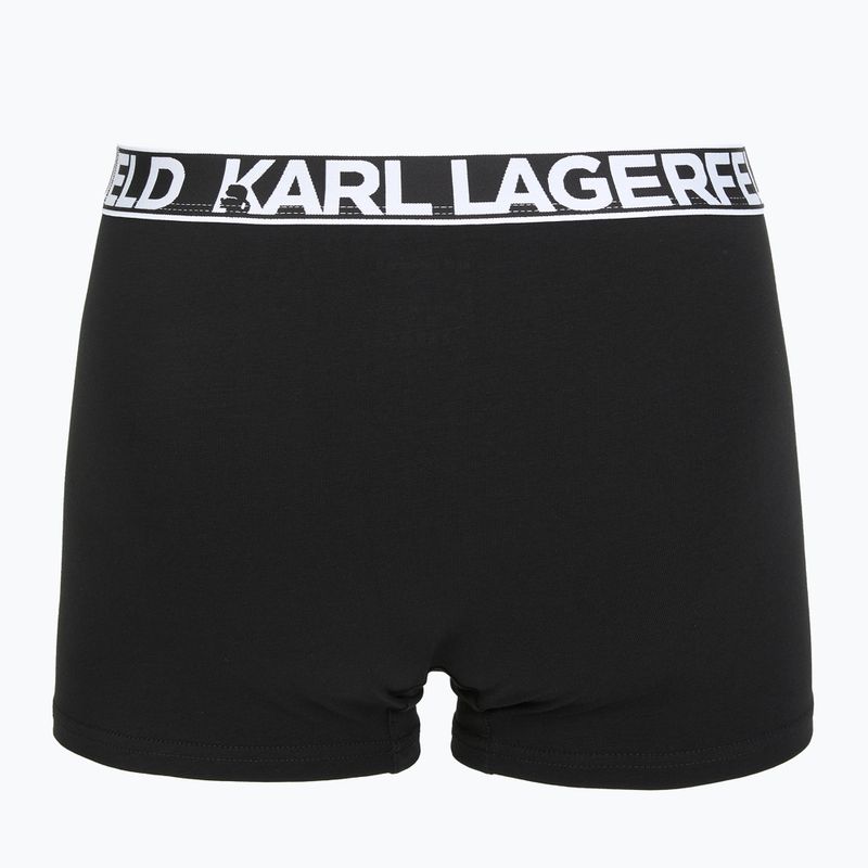 Pánske boxerky KARL LAGERFELD Bold Elastic Trunk 3 páry black 3