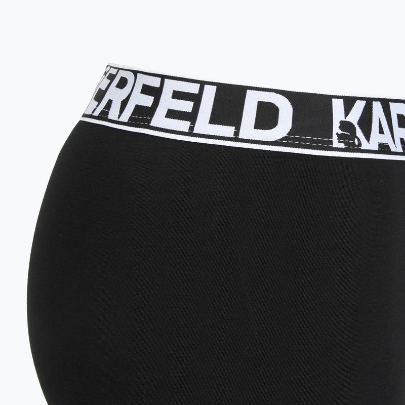Pánske boxerky KARL LAGERFELD Bold Elastic Trunk 3 páry black 4