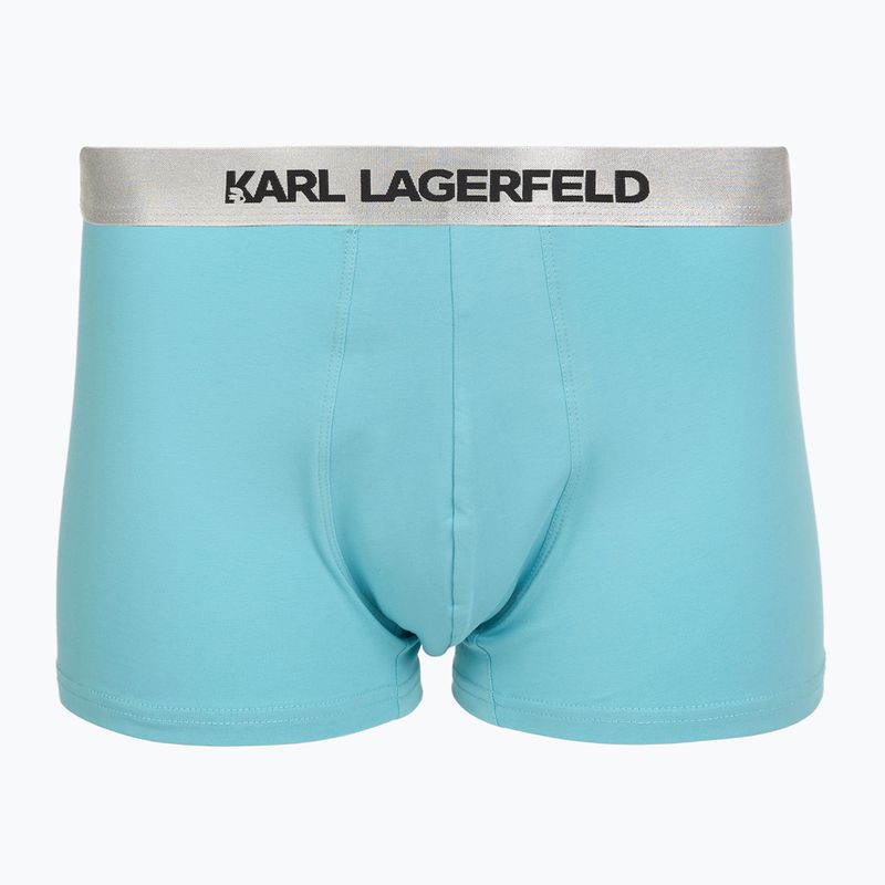 Pánske boxerky KARL LAGERFELD Elastic Trunk 3 páry dark sea/black/blue 2