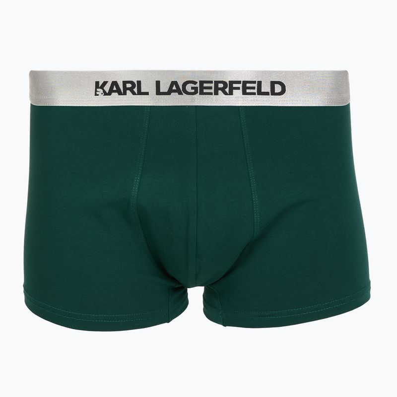 Pánske boxerky KARL LAGERFELD Elastic Trunk 3 páry dark sea/black/blue 3