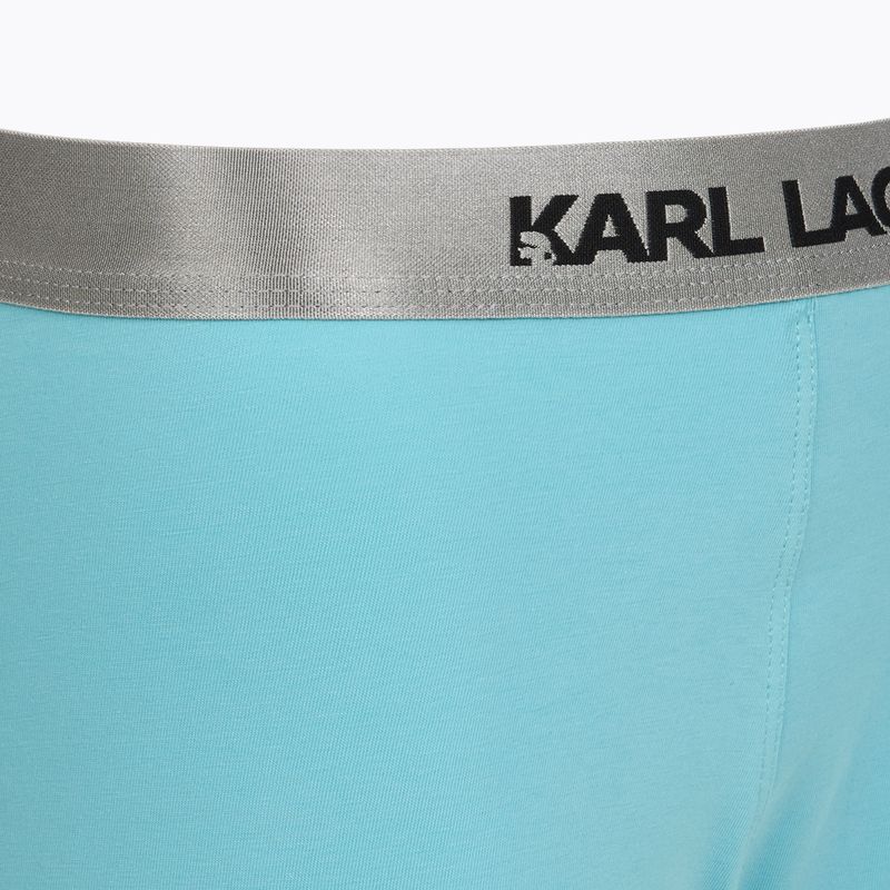 Pánske boxerky KARL LAGERFELD Elastic Trunk 3 páry dark sea/black/blue 6