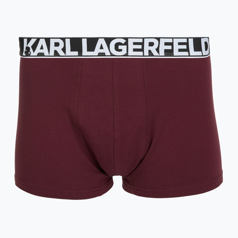 Pánske boxerky KARL LAGERFELD Bold Elastic Trunk 3 páry windsor/black/ash 3
