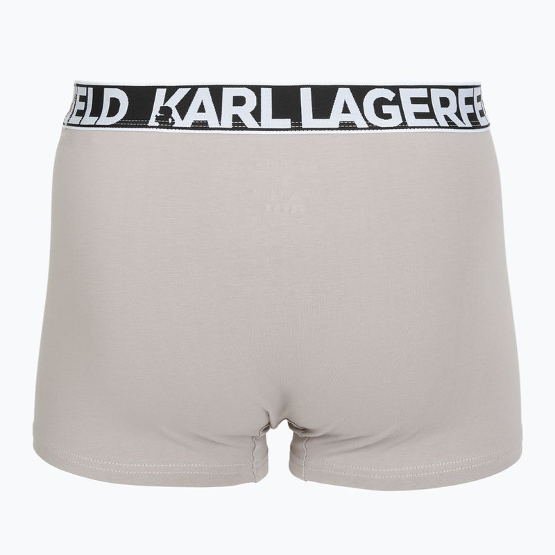 Pánske boxerky KARL LAGERFELD Bold Elastic Trunk 3 páry windsor/black/ash 5