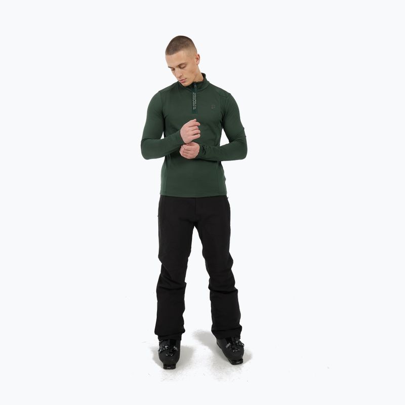 Pánska mikina Protest Rewill 1/4 Zip Active kale green 2