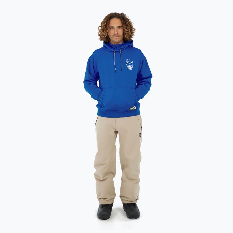 Pánska snowboardová mikina Protest PRTIvo Outdoor Hoodie vibrant blue 2