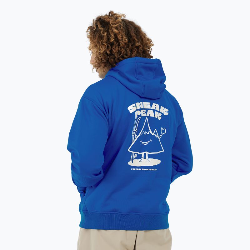 Pánska snowboardová mikina Protest PRTIvo Outdoor Hoodie vibrant blue 4