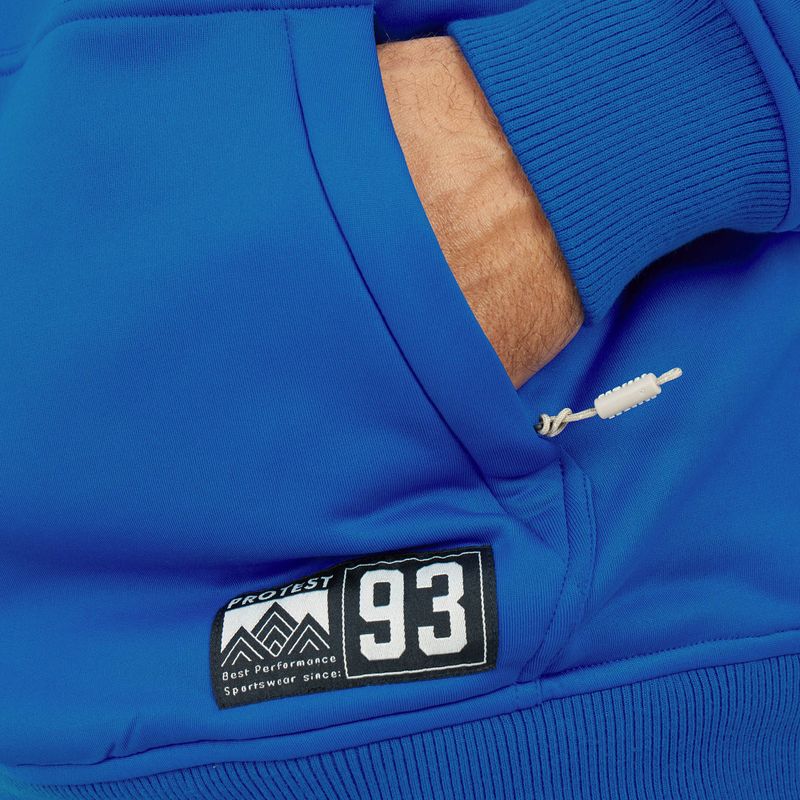 Pánska snowboardová mikina Protest PRTIvo Outdoor Hoodie vibrant blue 6