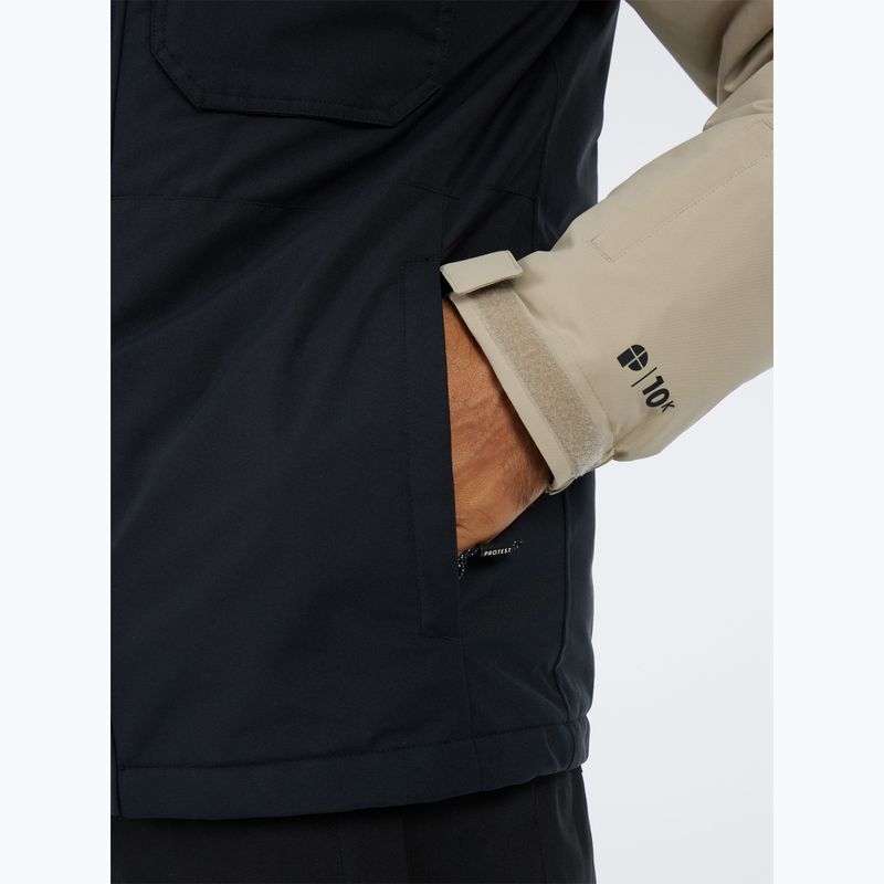 Pánska snowboardová bunda DC Spectrum Softshell mustard gold 6