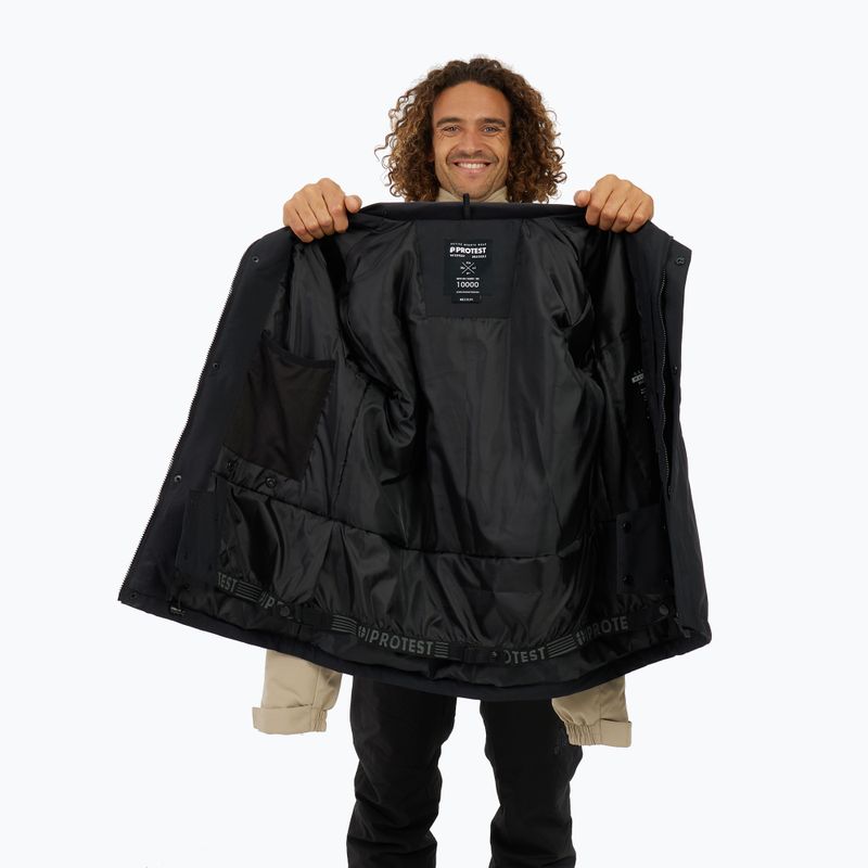 Pánska snowboardová bunda DC Spectrum Softshell mustard gold 7