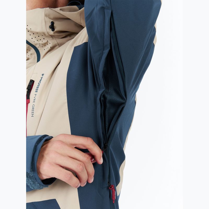 Pánska snowboardová bunda Protest PRTZoot caramel yellow 6