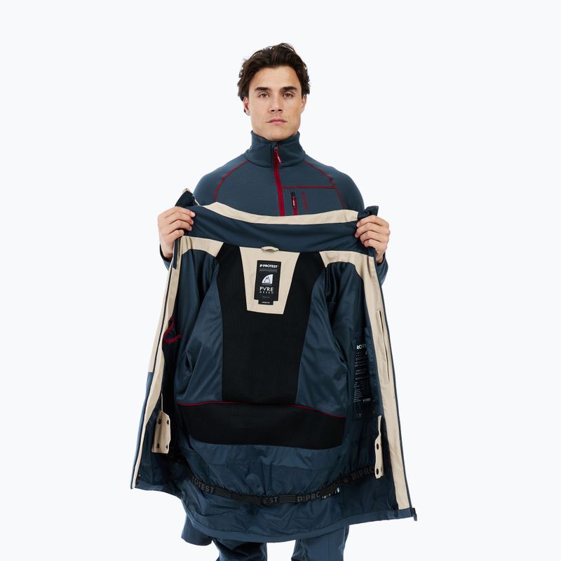 Pánska snowboardová bunda Protest PRTZoot caramel yellow 8