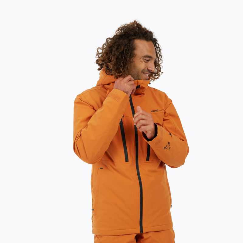 Pánska snowboardová bunda Protest PRTTimothy caramel yellow