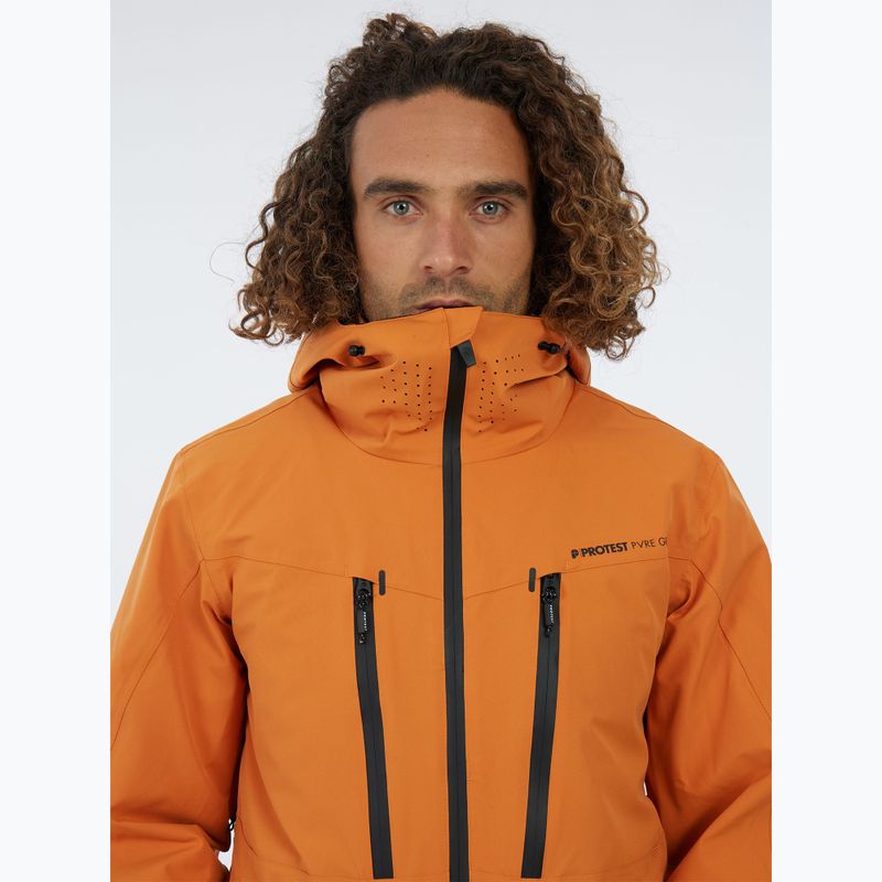 Pánska snowboardová bunda Protest PRTTimothy caramel yellow 5