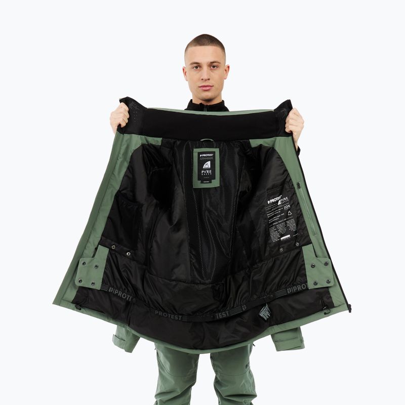 Pánska snowboardová bunda Protest PRTKajo Aspen Green 8