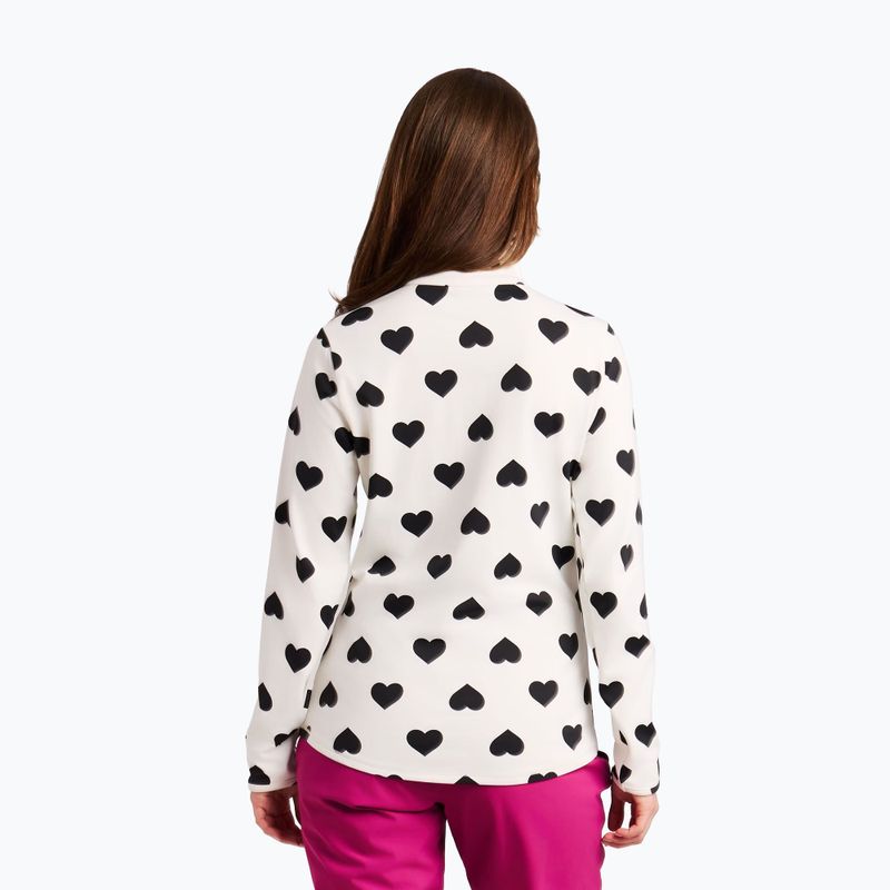 Dámska fleecová mikina Protest PRTSwana 1/4 Zip Active seashelloffwhite 4
