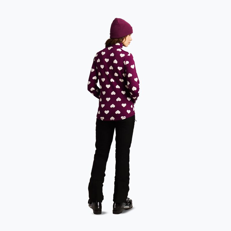 Dámska fleecová mikina Protest PRTSwana 1/4 Zip Active current purple 3