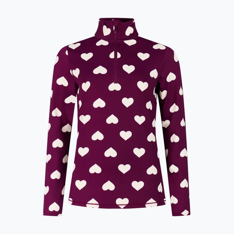 Dámska fleecová mikina Protest PRTSwana 1/4 Zip Active current purple 6