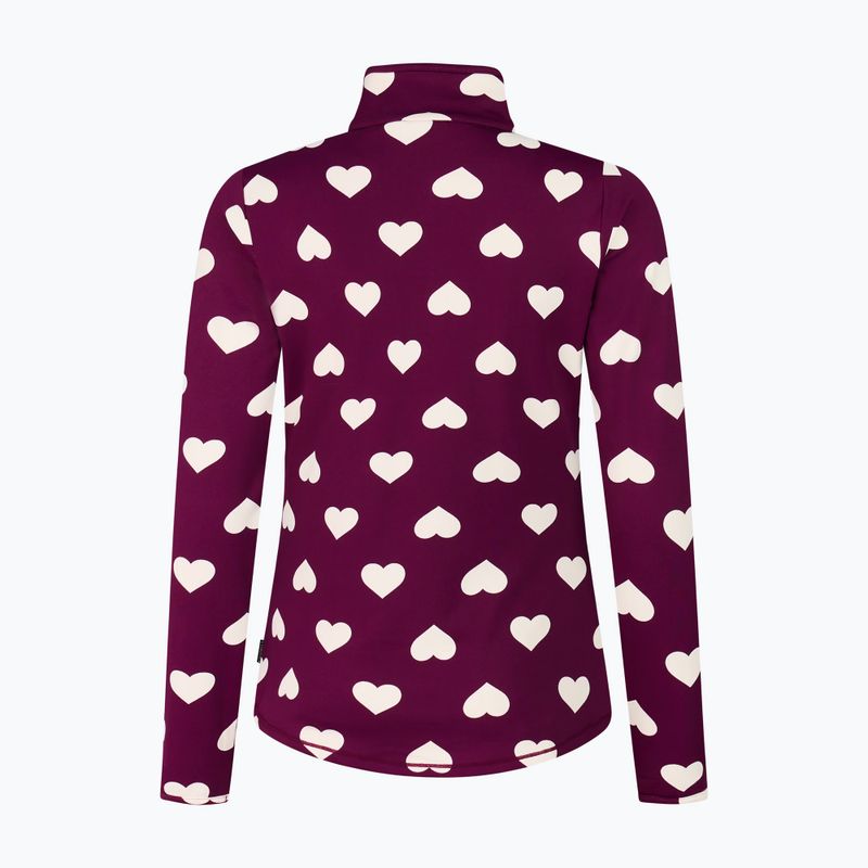 Dámska fleecová mikina Protest PRTSwana 1/4 Zip Active current purple 7