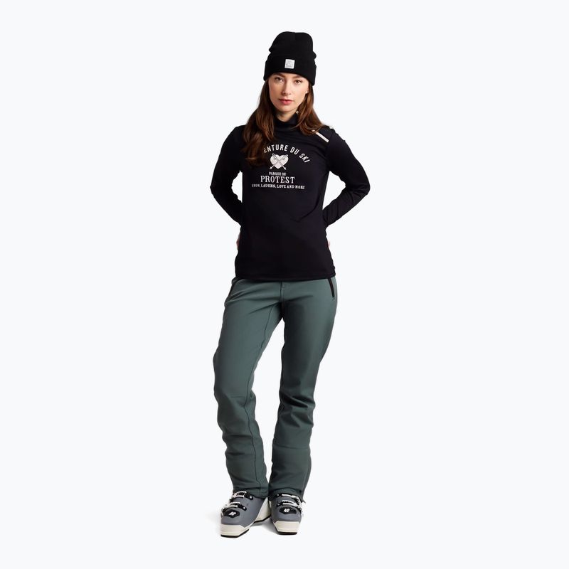Dámske tričko longsleeve Protest PRTHolker Active true black 2
