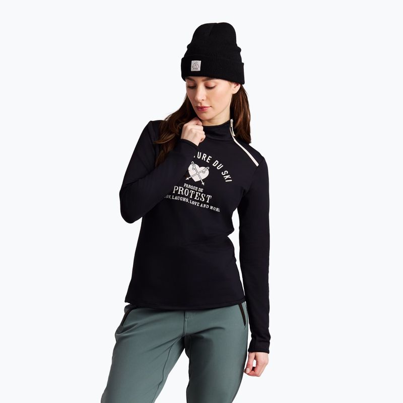 Dámske tričko longsleeve Protest PRTHolker Active true black 4