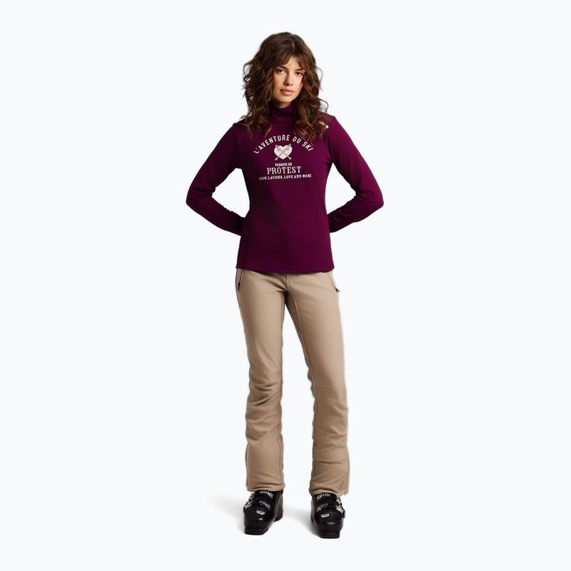 Dámske tričko longsleeve Protest PRTHolker Active current purple 2