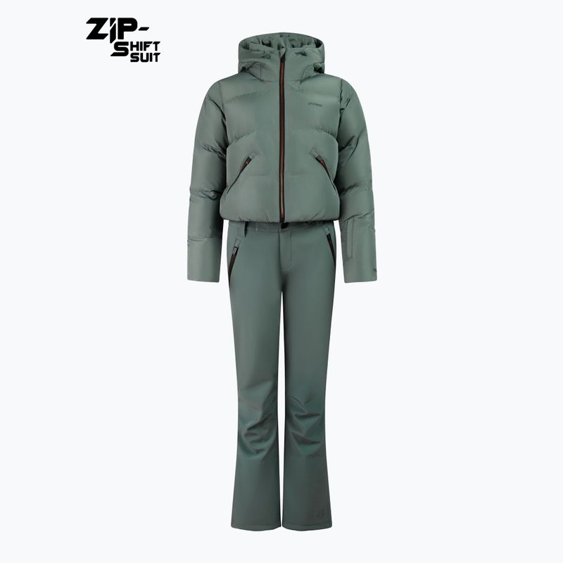 Dámska lyžiarska kombinéza Protest PRTBuena Zipshift evergreen 7