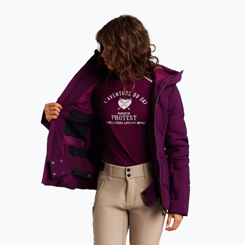 Dámska snowboardová bunda Protest PRTHelez current purple 7