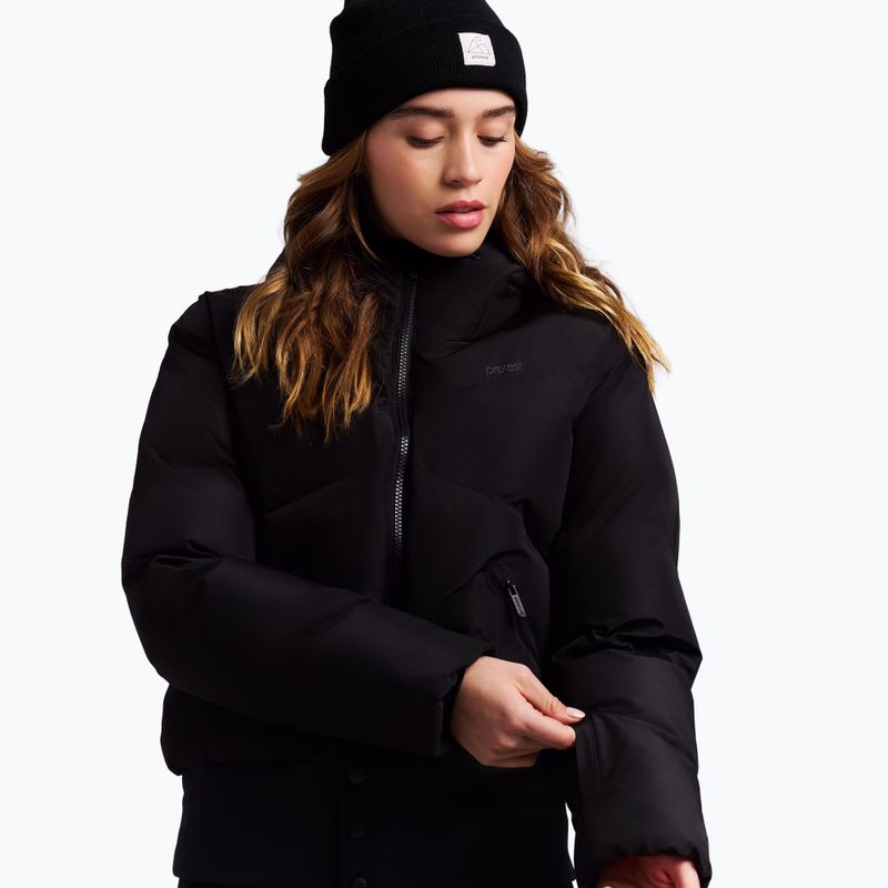 Dámska snowboardová bunda Protest PRTPreppydos Zipshift true black 5