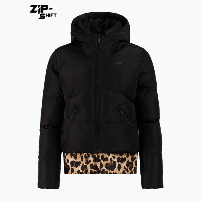 Dámska snowboardová bunda Protest PRTPreppydos Zipshift true black 6