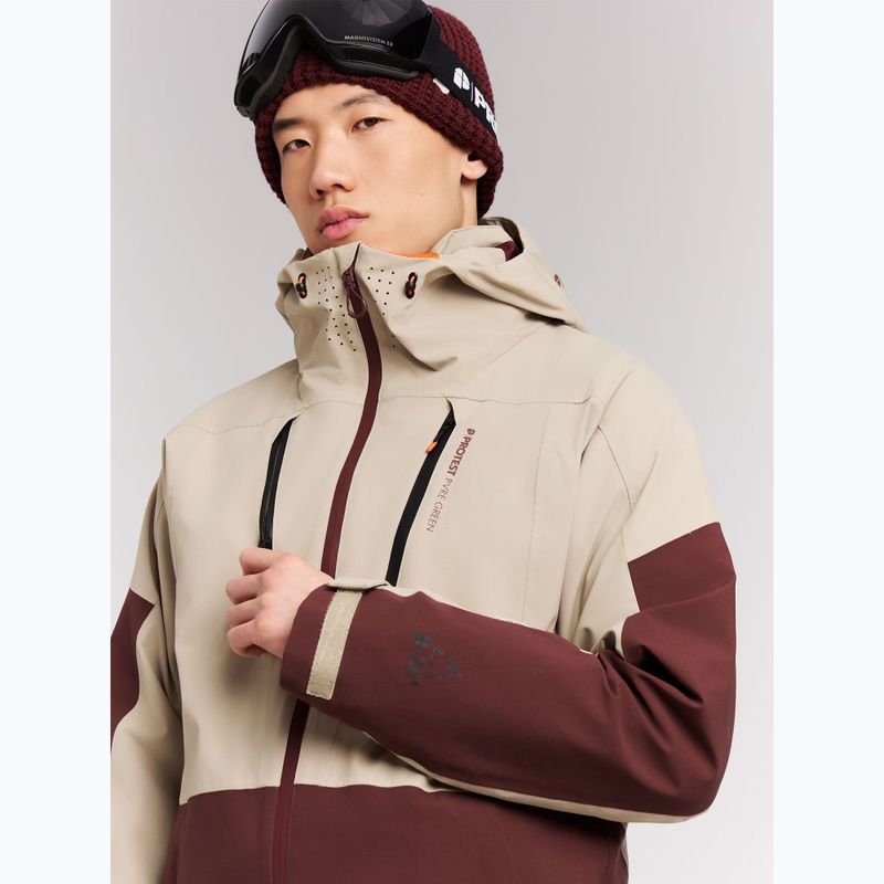 Pánska snowboardová bunda Protest PRTConnor pecanred 7