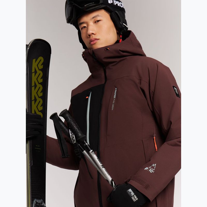 Pánska snowboardová bunda Protest PRTOffset pecanred 9