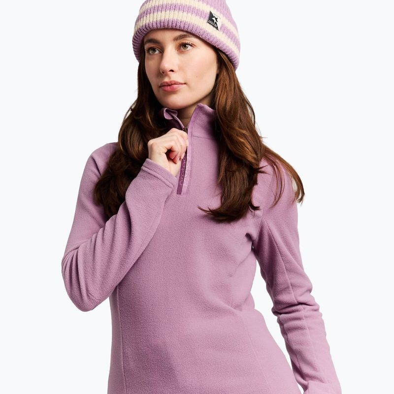 Dámska fleecová mikina Protest PRTRemutez 1/4 Zip Active valerianlilac 4