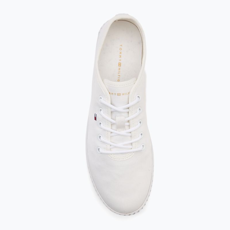 Dámske tenisky Tommy Hilfiger Canvas Lace Up white 5
