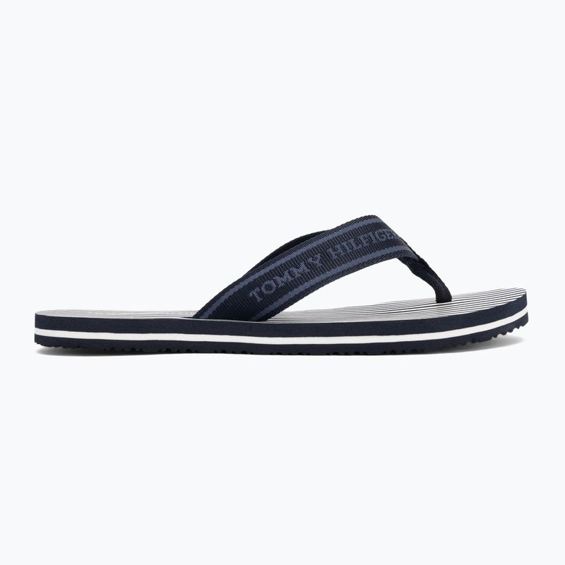 Dámske žabky Tommy Hilfiger Stripes Beach Sandal space blue 2