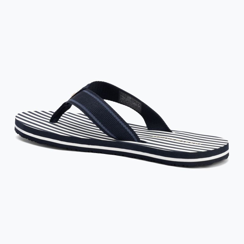 Dámske žabky Tommy Hilfiger Stripes Beach Sandal space blue 3
