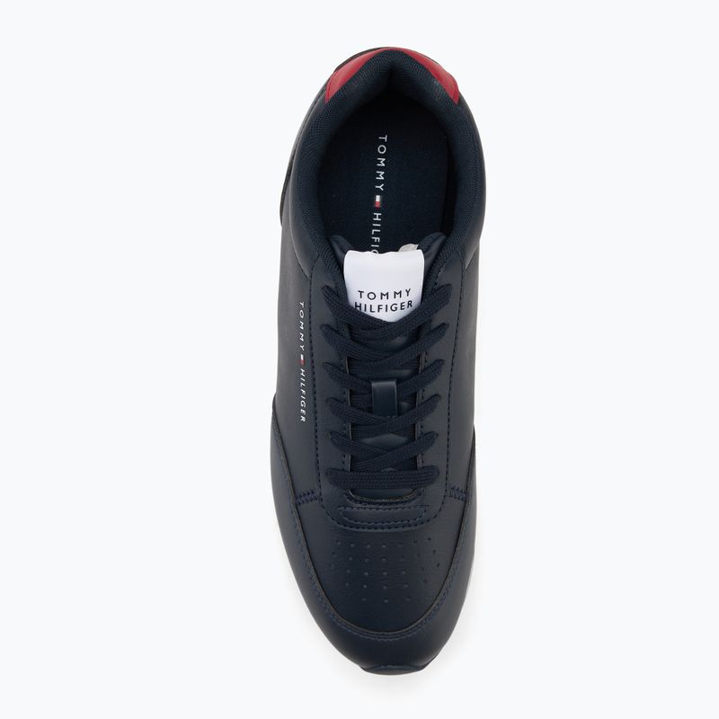 Pánske topánky Tommy Hilfiger Lo Runner Pu Mix desert sky 5