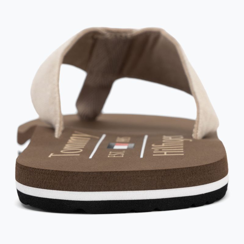 Pánske žabky Tommy Hilfiger Chambray Beach Sandal beige 6