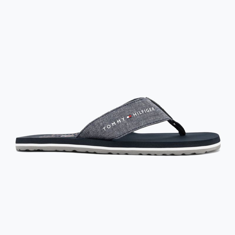 Pánske žabky Tommy Hilfiger Chambray Beach Sandal desert sky 2