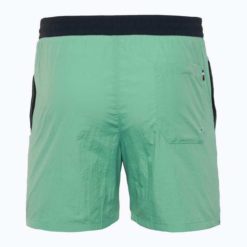 Pánske plavecké šortky Tommy Hilfiger Medium Drawstring fort green 2